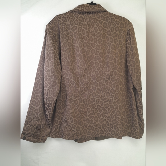 Cheetah Print Blazer Size 20W - Dialogue  - Never Wore - Picture 4 of 5